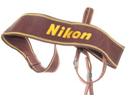Nikon Red & Yellow Wide Shoulder Strap