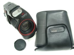 Yashica Samurai X3.0 SLR Half Frame 35mm Film Camera 25-75mm Lens B & R
