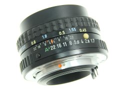 Pentax 50mm F/1.7 SMC Standard Manual Focus Pentax-A PK Mount Lens