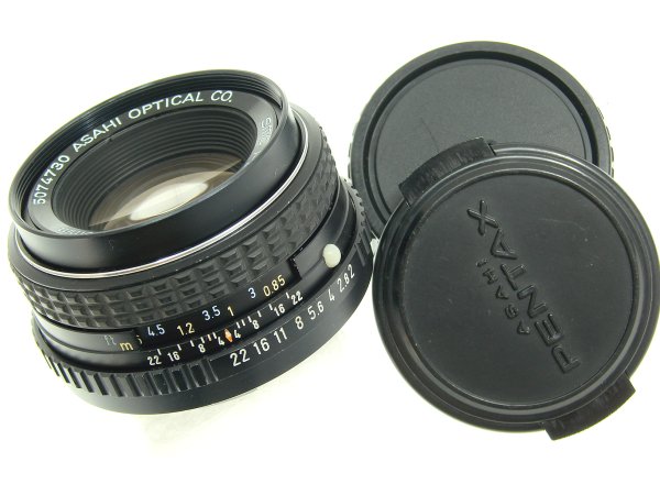 Pentax 50mm F/2 SMC Standard Manual Focus Pentax-M PK Mount Lens