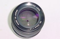 Yashica 50mm F/1.4 ML Standard Manual Focus Lens for C/Y Mount Contax - As Mint