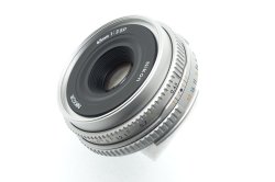 Nikon 45mm F/2.8 P Nikkor Pancake Standard Manual Focus Lens in Silver