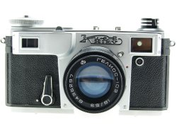 Kiev 4AM 35mm Film Rangefinder Camera with Helios-103 53mm f/1.8 Lens
