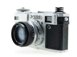 Kiev 4AM 35mm Film Rangefinder Camera with Helios-103 53mm f/1.8 Lens