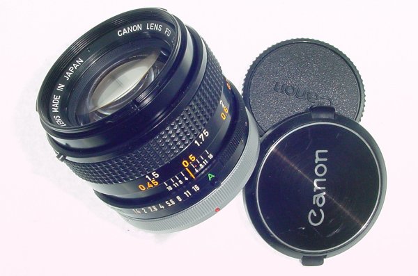Canon 50mm F/1.4 FD S.S.C. Standard Manual Focus Lens