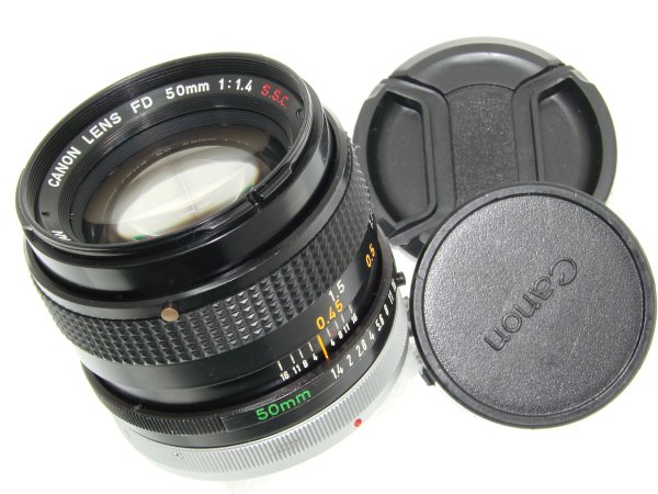 Canon 50mm F/1.4 FD S.S.C. Standard Manual Focus Lens