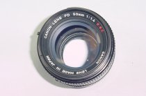 Canon 50mm F/1.4 FD S.S.C. Standard Manual Focus Lens - Excellent