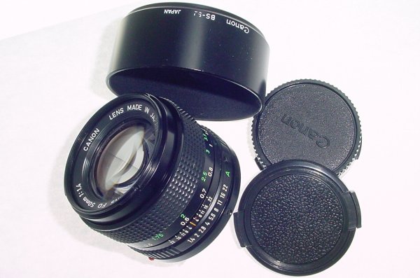 Canon 50mm F/1.4 FD Standard Manual Focus Lens FD Mount