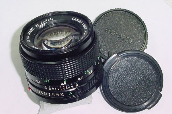 Canon 50mm F/1.4 FD Standard Manual Focus Lens FD Mount -- Excellent