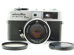 minolta HI-MATIC 7S II 35mm Film Rangefinder Camera Rokkor 40mm F/1.7 Lens
