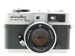 minolta HI-MATIC 7S II 35mm Film Rangefinder Camera Rokkor 40mm F/1.7 Lens