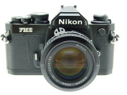 Nikon FM2N 35mm Film SLR Manual Camera with 50mm f/1.4 Nikkor AI Lens in Black