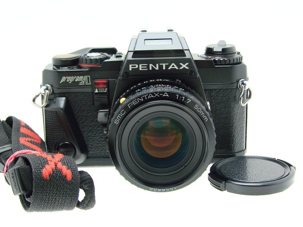 Pentax Program A 35mm Film SLR Manual Camera + Pentax-A 50mm F/1.7 Lens