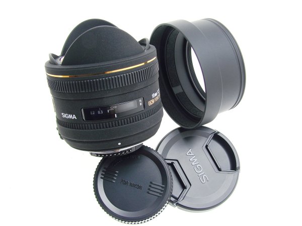 Sigma 10mm F/2.8 DC Fisheye HSM EX Lens For Nikon AF