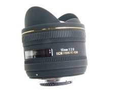 Sigma 10mm F/2.8 DC Fisheye HSM EX Lens For Nikon AF