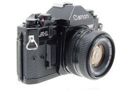 Canon A-1 35mm SLR Film Manual Camera with 50mm f/1.8 FD Lens