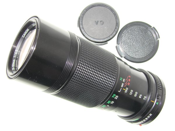 Canon 70-150mm f/4.5 FD Manual Focus Zoom Lens For Canon FD Mount