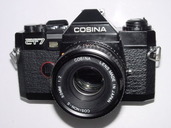 COSINA CT7 COMPUTER 35mm Film SLR Manual Camera with 50mm F/2 Lens