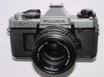 FUJICA AX-1 35mm Film SLR Camera with X-FUJINON 50mm F/1.6 MD Lens