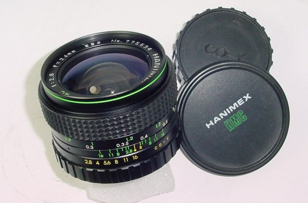 HANIMX 24mm F/2.8 MC Wide Angle Manual Focus Lens For Contax/Yashica C/Y