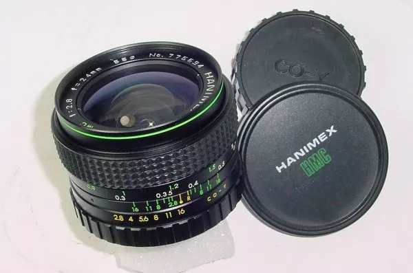 HANIMX 24mm F/2.8 MC Wide Angle Manual Focus Lens For Contax
