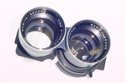 Mamiya 135mm F/4.5 MAMIYA-SEKOR TLR Portrait Twin Lens - Blue Dot