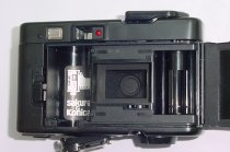 Konica pop 35mm Film Point and Shoot Camera 36mm F4 Lens in Black