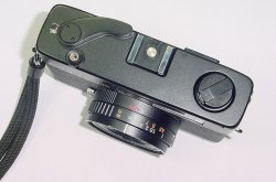 KONICA C35 35mm Film Rangefinder Camera w/ HEXANON 38mm F/2.8 Lens - Black
