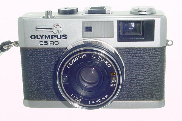 Olympus 35 RC Rangefinder 35mm Film Camera 42mm F/2.8 E.Zuiko Lens