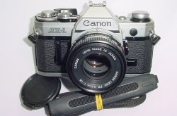 Canon AE-1 35mm SLR Film Manual Camera with Canon 50mm F/1.8 FD Lens