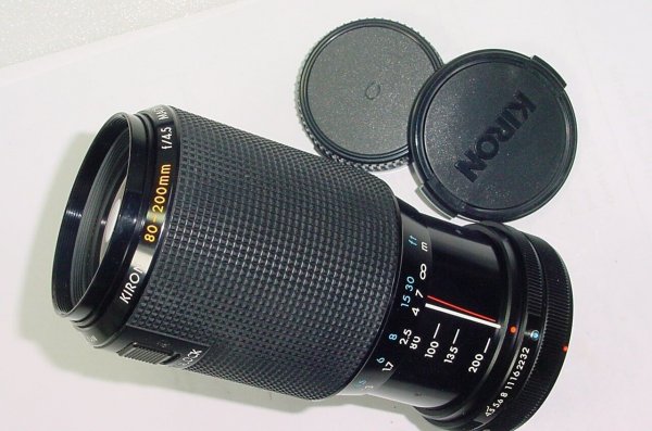 KIRON 80-200mm F/4.5 MC PRECISION Macro 1:4 Manual Focus Zoom Lens For Canon FD