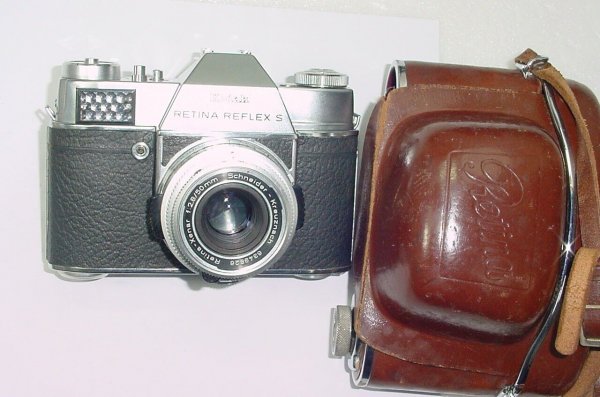 Kodak Retina Reflex S 35mm Film SLR Manual Camera + Retina-Xenar 50/2.8 Lens