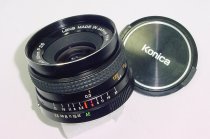 KONICA 28mm F/3.5 AR HEXANON Wide Angle Manual Focus Lens