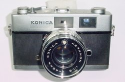 Konica auto S2 Rangefinder 35mm Film Camera 45mm F/1.8 Lens - Excellent