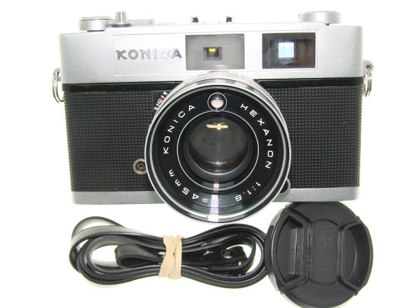 Konica auto S2 Rangefinder 35mm Film Camera 45mm F/1.8 Lens