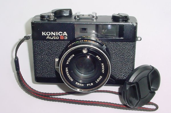 KONICA Auto S3 35mm Rangefinder Manual Camera with 38mm F/1.8 Lens