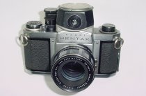 Pentax S1a ASAHI 35mm SLR Film Manual Camera + Super-Takumar 55/2 Lens + Light Meter