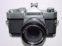 KONICA AUTOREFLEX A 35mm Film Camera with KONICA HEXANON 50mm F/1.7 AR Lens