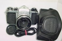 Pentax SV 35mm Film SLR Manual Camera with Carl Zeiss 50mm F/2.8 Jena Lens