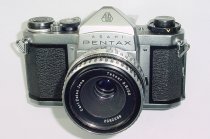 Pentax SV 35mm Film SLR Manual Camera with Carl Zeiss 50mm F/2.8 Jena Lens