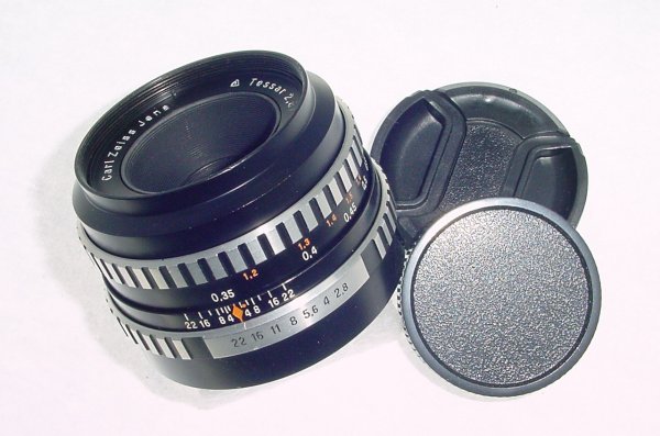 Carl Zeiss Jena 50mm F/2.8 Tessar Zebra M42 Mount Manual Focus Standard Lens