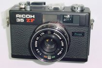 RICOH 35 ZF 35mm Film Manual Camera RIKENON 40mm F2.8 Lens - Black