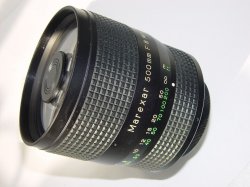 Marexar 500mm F/8 MIRROR Telephoto M42 Screw Mount Manual Focus Lens