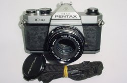 Pentax K1000 35mm Film SLR Manual Camera + Pentax-M 50mm F/1.7 SMC Lens