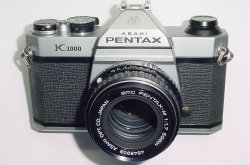 Pentax K1000 35mm Film SLR Manual Camera + Pentax-M 50mm F/1.7 SMC Lens