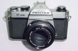 Pentax K1000 35mm Film SLR Manual Camera + Pentax-M 50mm F/1.7 SMC Lens