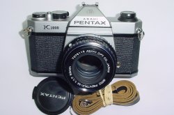 Pentax K1000 35mm Film SLR Manual Camera + Pentax-M 50mm F/1.7 SMC Lens