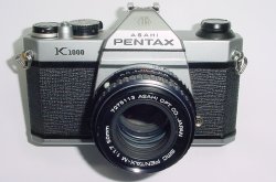 Pentax K1000 35mm Film SLR Manual Camera + Pentax-M 50mm F/1.7 SMC Lens