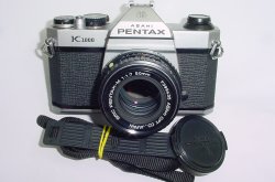 Pentax K1000 35mm Film SLR Manual Camera + Pentax-M 50mm F/1.7 SMC Lens