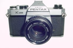 Pentax K1000 35mm Film SLR Manual Camera + Pentax-M 50mm F/1.7 SMC Lens